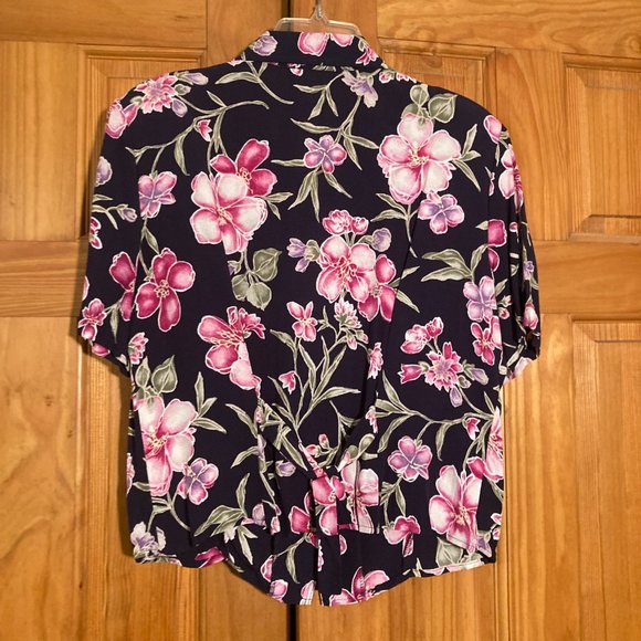 NWOT Vintage Jaclyn Smith Short Sleeve Blouse Top Size M - Picture 5 of 9
